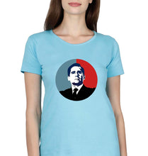 Load image into Gallery viewer, Michael Scott T-Shirt for Women-Light Blue-Ektarfa.online
