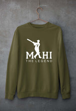 Load image into Gallery viewer, MS Dhoni (MSD) Unisex Sweatshirt for Men/Women-Olive Green-Ektarfa.online
