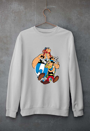 Asterix Unisex Sweatshirt for Men/Women-Grey Melange-Ektarfa.online