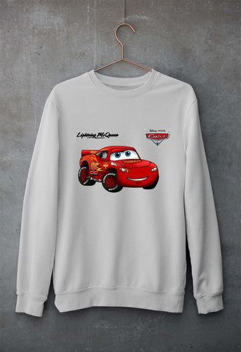 Lightning McQueen Unisex Sweatshirt for Men/Women-Grey Melange-Ektarfa.online