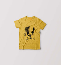 Load image into Gallery viewer, Bob Marley Kids T-Shirt for Boy/Girl-Golden Yellow-Ektarfa.online
