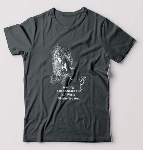 Kurt Cobain T-Shirt for Men-Steel grey-Ektarfa.online