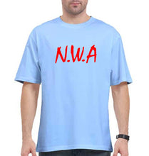 Load image into Gallery viewer, NWA Oversized T-Shirt for Men-Baby Blue-Ektarfa.online

