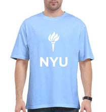 Load image into Gallery viewer, New York University Oversized T-Shirt for Men-Baby Blue-Ektarfa.online
