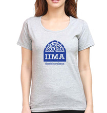 Load image into Gallery viewer, IIMA Ahmedabad T-Shirt for Women-Gray melange-Ektarfa.online

