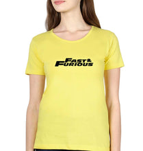 Load image into Gallery viewer, Fast &amp; Furious T-Shirt for Women-Yellow-Ektarfa.online
