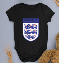 Load image into Gallery viewer, England Football Kids Romper For Baby Boy/Girl-0-5 Months(18 Inches)-Black-Ektarfa.online
