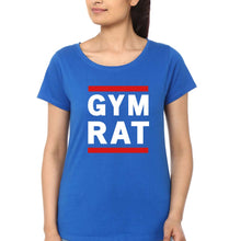 Load image into Gallery viewer, Gym Rat T-Shirt for Women-Royal Blue-Ektarfa.online

