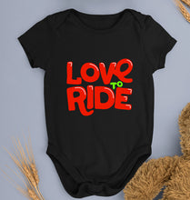 Load image into Gallery viewer, Love to Ride Kids Romper For Baby Boy/Girl-Black-Ektarfa.online

