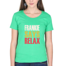 Load image into Gallery viewer, Frankie Says Relax Friends T-Shirt for Women-flag green-Ektarfa.online

