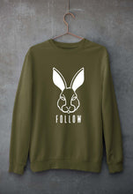 Load image into Gallery viewer, Rabbit Bunny Unisex Sweatshirt for Men/Women-Olive Green-Ektarfa.online

