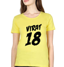 Load image into Gallery viewer, Virat Kohli T-Shirt for Women-Yellow-Ektarfa.online
