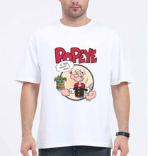 Load image into Gallery viewer, Popeye Oversized T-Shirt for Men-White-Ektarfa.online
