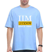 Load image into Gallery viewer, IIM Lucknow Oversized T-Shirt for Men-Baby Blue-Ektarfa.online
