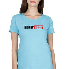 Load image into Gallery viewer, Money Heist T-Shirt for Women-SkyBlue-Ektarfa.online
