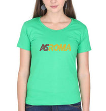 Load image into Gallery viewer, A.S. Roma T-Shirt for Women-flag green-Ektarfa.online
