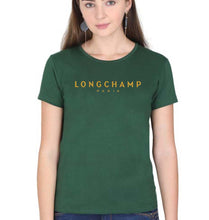 Load image into Gallery viewer, Longchamp T-Shirt for Women-Dark Green-Ektarfa.online
