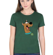 Load image into Gallery viewer, Scooby Doo T-Shirt for Women-Dark Green-Ektarfa.online

