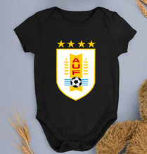 Load image into Gallery viewer, Uruguay Football Kids Romper For Baby Boy/Girl-Black-Ektarfa.online
