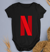 Load image into Gallery viewer, Netflix Kids Romper For Baby Boy/Girl-0-5 Months(18 Inches)-Black-Ektarfa.online
