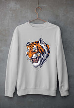 Load image into Gallery viewer, Tiger Unisex Sweatshirt for Men/Women-Grey Melange-Ektarfa.online
