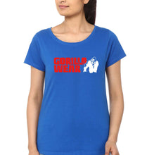 Load image into Gallery viewer, Gorilla Wear T-Shirt for Women-Royal Blue-Ektarfa.online
