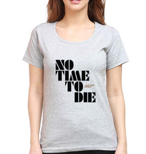 Load image into Gallery viewer, No Time To Die James Bond 007 T-Shirt for Womena-Grey Melange-Ektarfa.online
