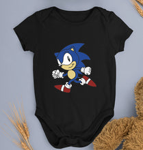 Load image into Gallery viewer, Sonic Kids Romper For Baby Boy/Girl-0-5 Months(18 Inches)-Black-Ektarfa.online
