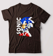 Load image into Gallery viewer, Sonic T-Shirt for Men-Coffee Brown-Ektarfa.online
