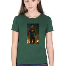 Load image into Gallery viewer, Minnal Murali T-Shirt for Women-Dark Green-Ektarfa.online
