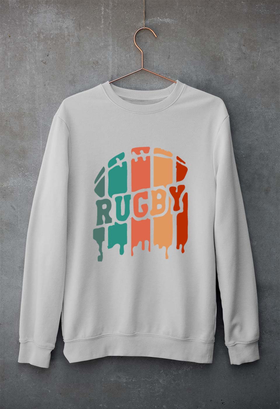 Rugby Unisex Sweatshirt for Men/Women-Grey Melange-Ektarfa.online