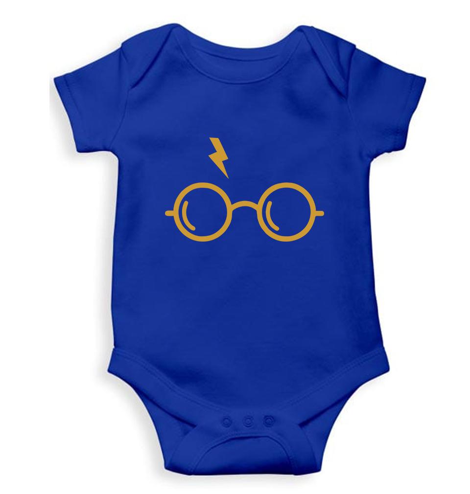 Harry Potter Kids Romper For Baby Boy/Girl-0-5 Months(18 Inches)-Royal Blue-Ektarfa.online