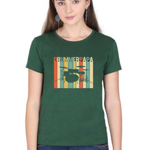 Load image into Gallery viewer, Drummer Papa T-Shirt for Women-Ektarfa.online
