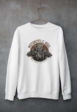 Load image into Gallery viewer, Motercycle Born To Ride Unisex Sweatshirt for Men/Women-White-Ektarfa.online
