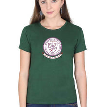 Load image into Gallery viewer, IIT (BHU) Varanasi T-Shirt for Women-Dark green-Ektarfa.online
