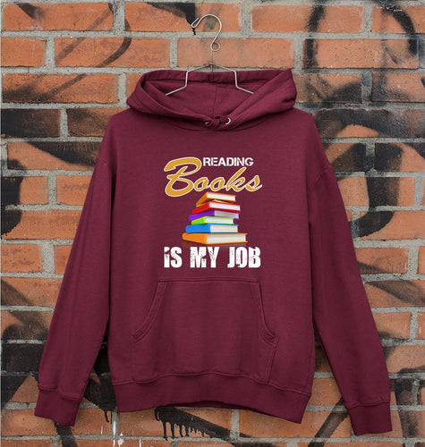 Books Unisex Hoodie for Men/Women-Maroon-Ektarfa.online