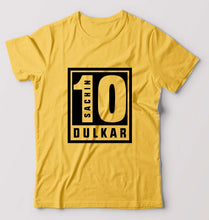 Load image into Gallery viewer, Sachin Tendulkar T-Shirt for Men-Golden Yellow-Ektarfa.online
