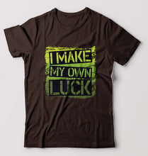 Load image into Gallery viewer, Luck T-Shirt for Men-Coffee Brown-Ektarfa.online
