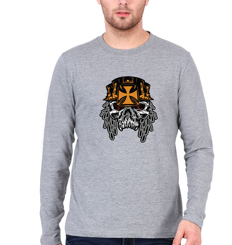 Triple H WWE Full Sleeves T-Shirt for Men-GREY-Ektarfa.online