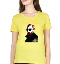 Load image into Gallery viewer, Vincent van Gogh T-Shirt for Women-Yellow-Ektarfa.online
