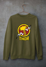 Load image into Gallery viewer, Thor Superhero Unisex Sweatshirt for Men/Women-Olive Green-Ektarfa.online
