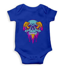 Load image into Gallery viewer, Trippy Psychedelic Skull Romper For Baby Boy/Girl-Royal blue-Ektarfa.online
