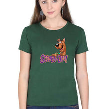 Load image into Gallery viewer, Scooby Doo T-Shirt for Women-Dark Green-Ektarfa.online
