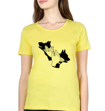 Load image into Gallery viewer, Dog T-Shirt for Women-Yellow-Ektarfa.online
