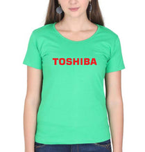 Load image into Gallery viewer, Toshiba T-Shirt for Women-flag green-Ektarfa.online
