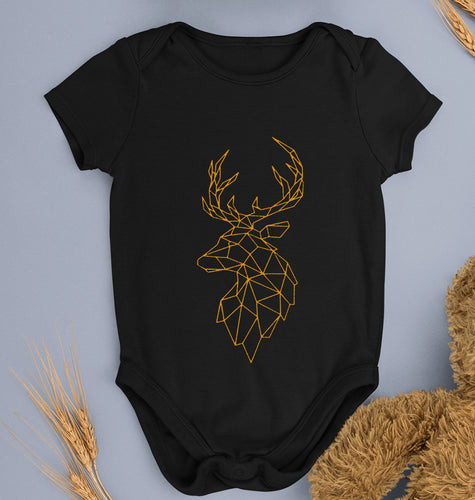 Deer Kids Romper For Baby Boy/Girl-Black-Ektarfa.online