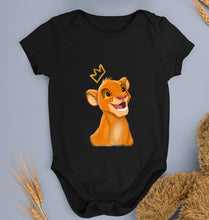 Load image into Gallery viewer, Lion King Simba Kids Romper For Baby Boy/Girl-0-5 Months(18 Inches)-Black-Ektarfa.online
