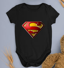 Load image into Gallery viewer, Superman Superhero Kids Romper For Baby Boy/Girl-0-5 Months(18 Inches)-Black-Ektarfa.online
