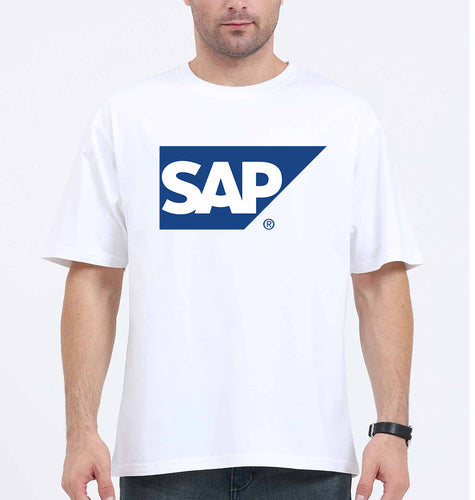 SAP Oversized T-Shirt for Men-White-Ektarfa.online