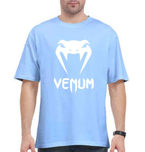 Load image into Gallery viewer, UFC Venum Oversized T-Shirt for Men-Baby Blue-Ektarfa.online
